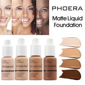 nvyue PHOERA in a travel makeup bag for long-lasting daily wear