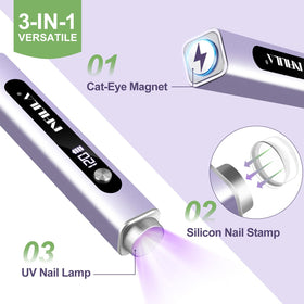 NXJ INFILILA cat eye magnet detail creating sharp magnetic gel effects