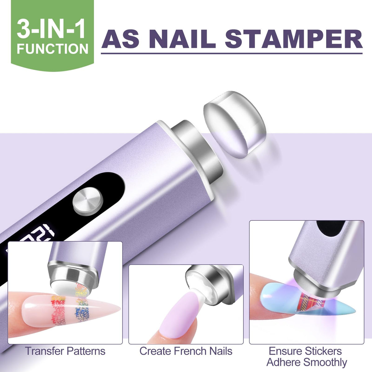 NXJ INFILILA hands-free magnetic base supporting stable manicure application