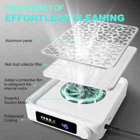 NXJ INFILILA USB port powering a nail lamp showing reduced cord clutter and convenience