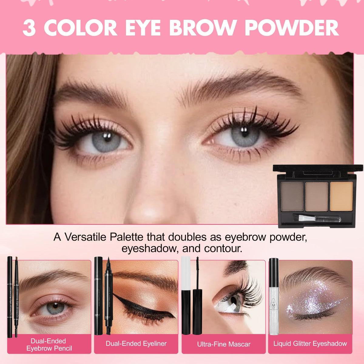 NXPPYY lip products and eye makeup showing color payoff for finishing touches