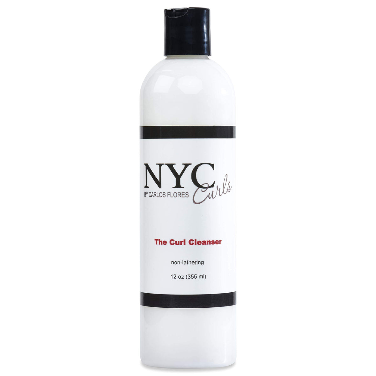 NYC Curls bottle front view showing label and travel-friendly size benefit