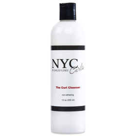 NYC Curls bottle front view showing label and travel-friendly size benefit
