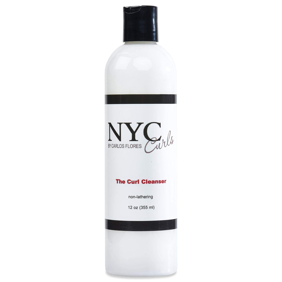 NYC Curls bottle front view showing label and travel-friendly size benefit