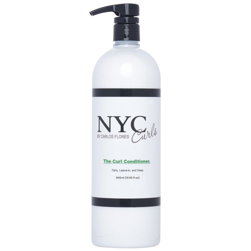 NYC Curls front packaging 945ml bottle showing label and size for value