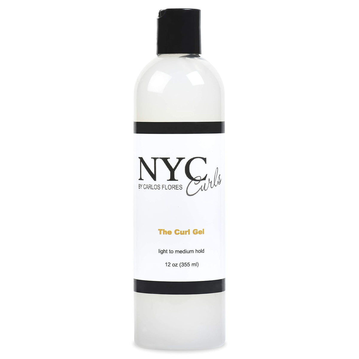 NYC Curls front packaging showing bottle and label benefits