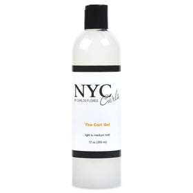 NYC Curls front packaging showing bottle and label benefits