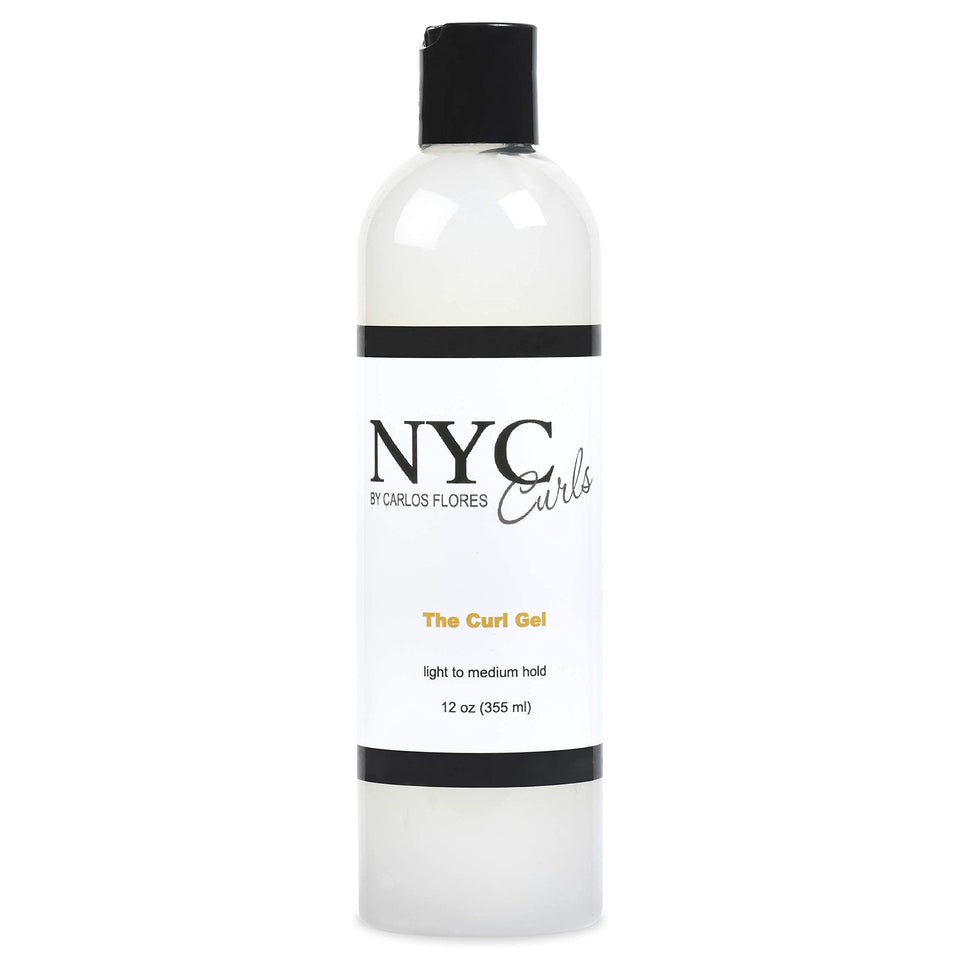 NYC Curls front packaging showing bottle and label benefits