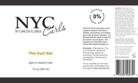 NYC Curls in-use wash-and-go demonstrating defined, soft curls