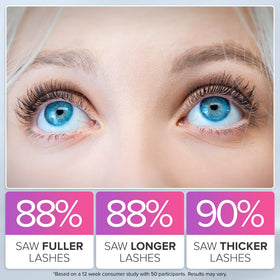 NYK1 LashForce clear serum texture on fingertip demonstrating fast-drying finish