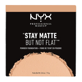 NYX PROFESSIONAL MAKEUP model applying powder with brush for natural coverage