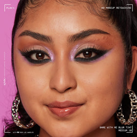 NYX PROFESSIONAL MAKEUP swatches lineup showing shade range selection