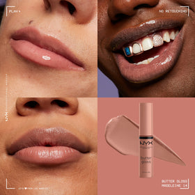 NYX PROFESSIONAL MAKEUP glosses inside a makeup bag lifestyle shot for on-the-go convenience