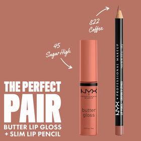 NYX PROFESSIONAL MAKEUP tube beside coin for size comparison showing travel-friendly portability