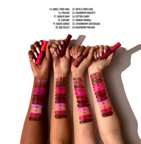 NYX PROFESSIONAL MAKEUP three glosses in a travel pouch flatlay for easy on-the-go touch-ups