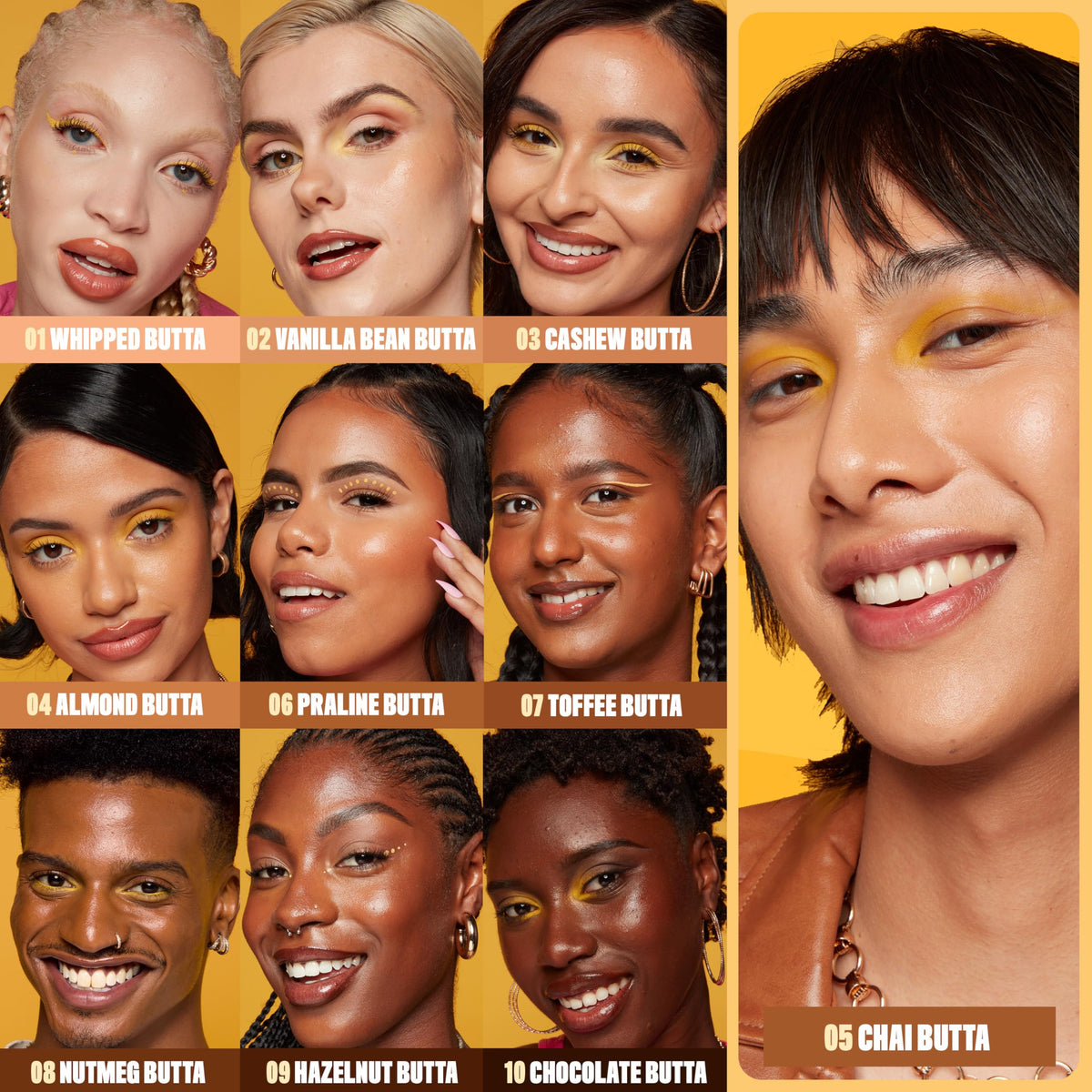 NYX PROFESSIONAL MAKEUP ingredient shot with butter icons signaling hydration