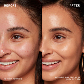 NYX PROFESSIONAL MAKEUP texture close-up of glaze highlighting smooth blendability