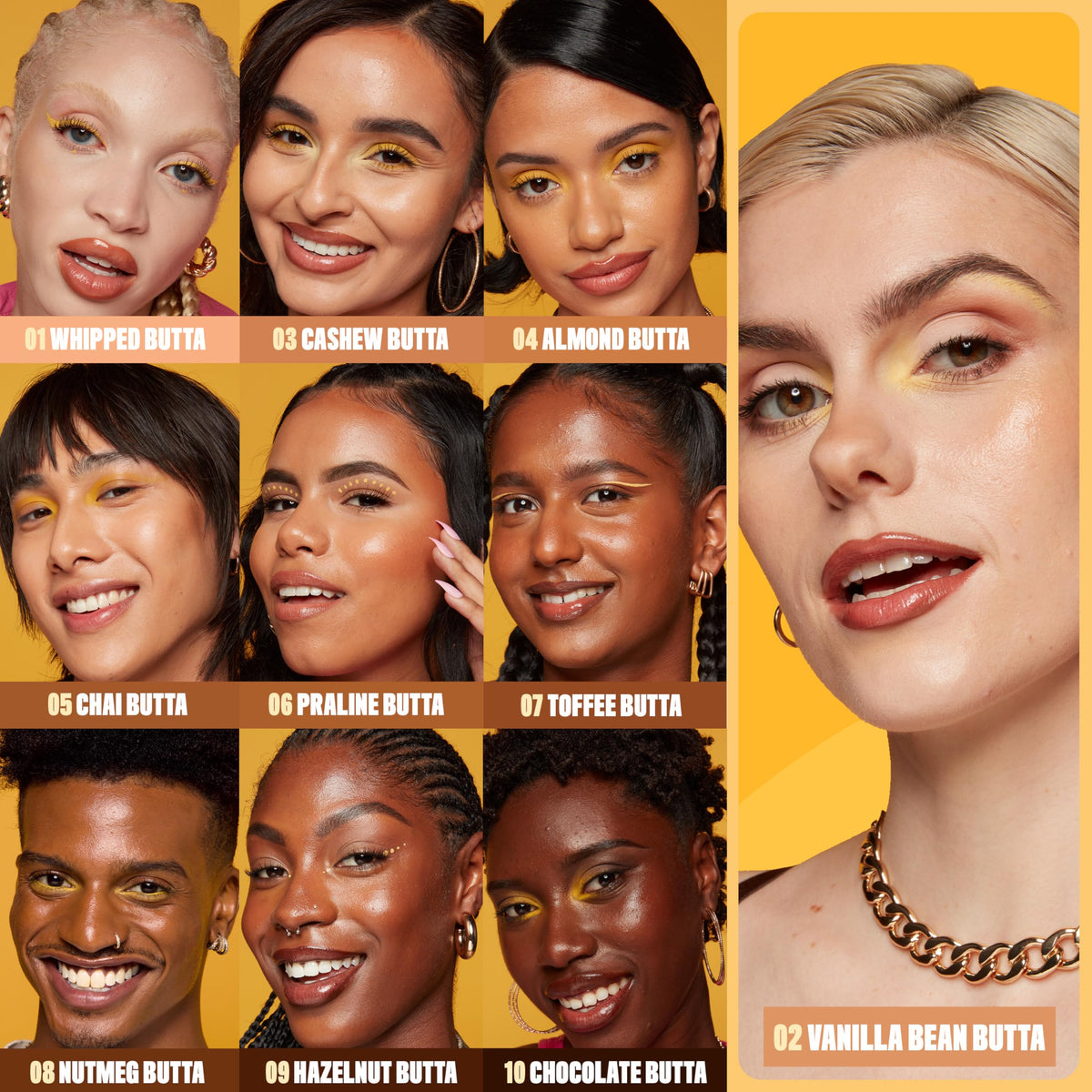 NYX PROFESSIONAL MAKEUP Shea and Mango Butter ingredients highlighting skin conditioning