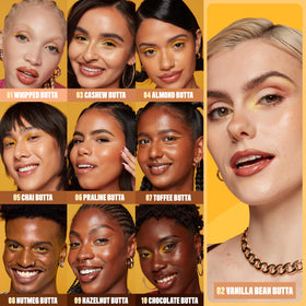 NYX PROFESSIONAL MAKEUP Shea and Mango Butter ingredients highlighting skin conditioning
