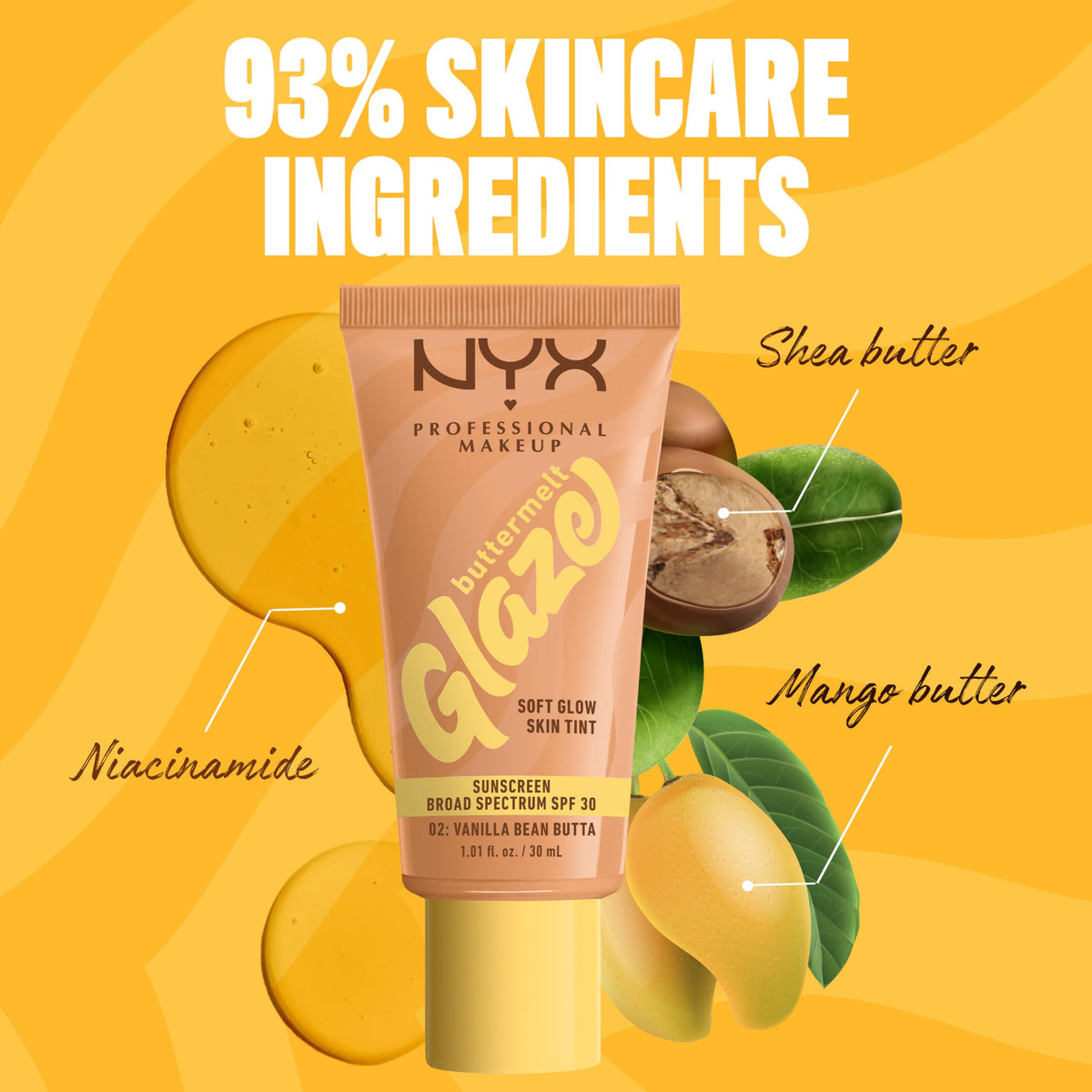 NYX PROFESSIONAL MAKEUP product beside coin to show compact, travel-friendly size