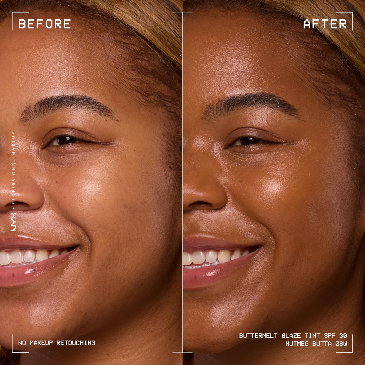 NYX PROFESSIONAL MAKEUP creamy texture close-up highlighting smooth blendability