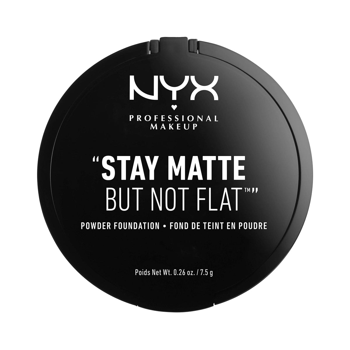 NYX PROFESSIONAL MAKEUP open compact with sponge for on-the-go touch-ups