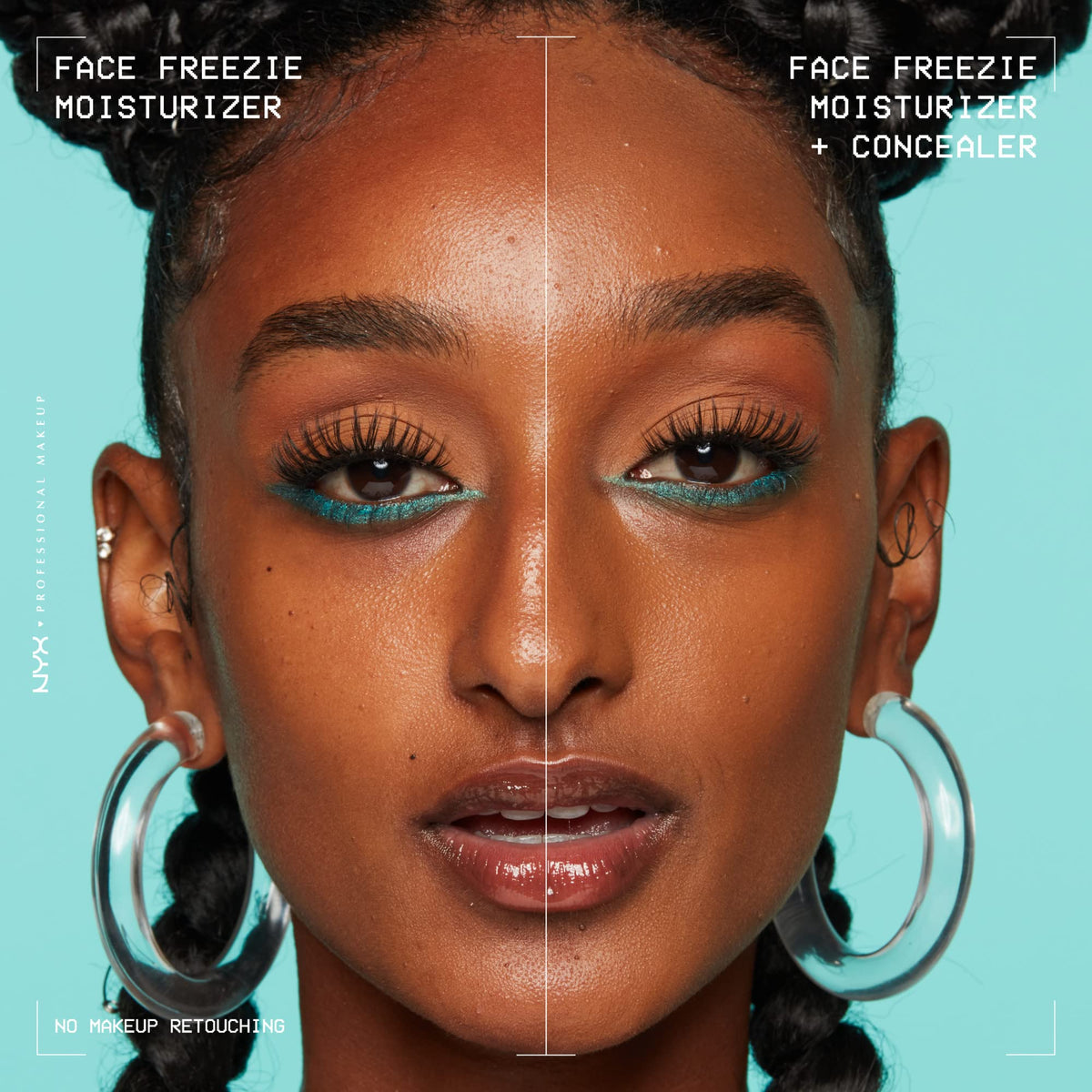 NYX Face Freezie label showing Niacinamide to refine pore appearance