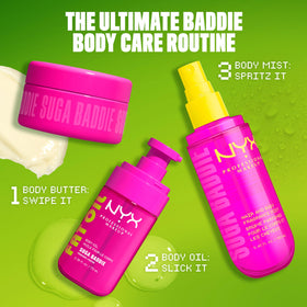 NYX Fat Oil in a night-out setting showcasing glowing skin confidence