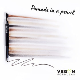 NYX PROFESSIONAL MAKEUP close view of both pencil and paddle brush for blending