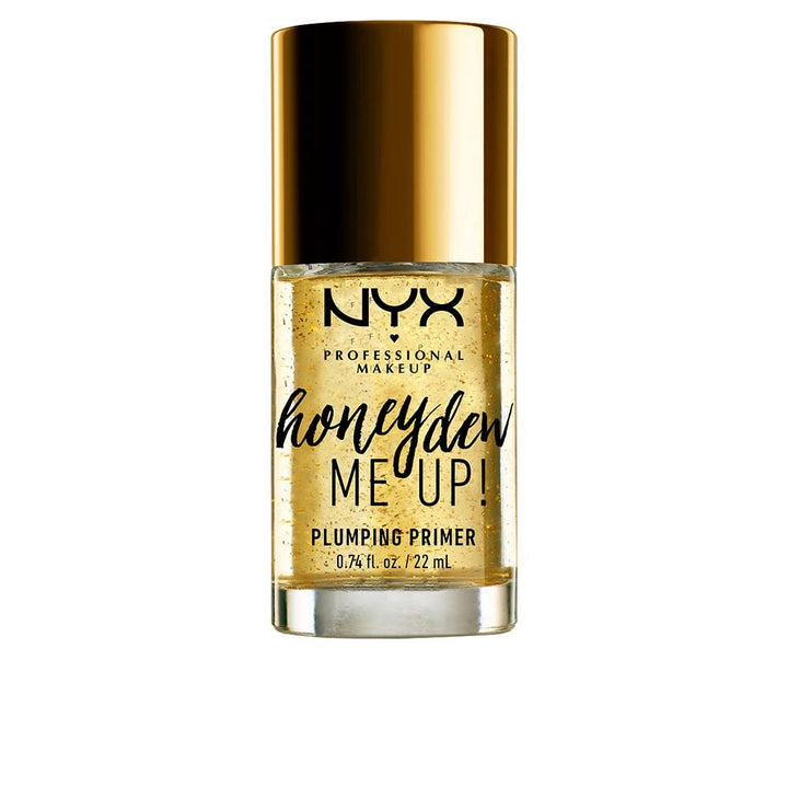 NYX PROFESSIONAL MAKEUP front packaging showing bottle and glow benefit