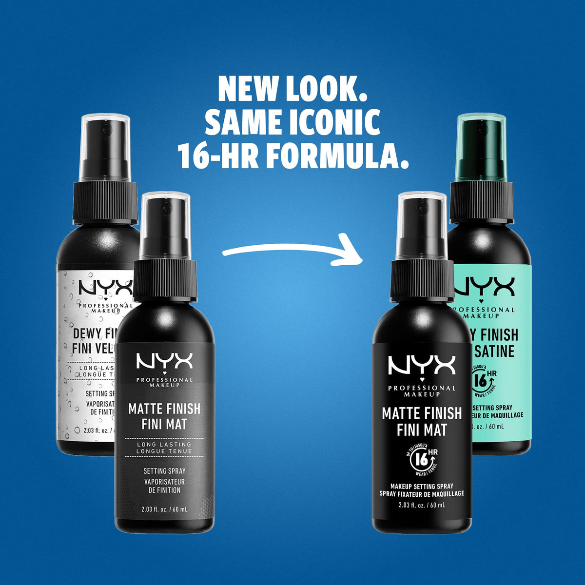 NYX PROFESSIONAL MAKEUP matte spray nozzle close-up for even application