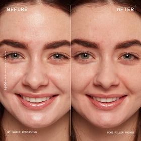 NYX PROFESSIONAL MAKEUP primer applied on hand showing blendability