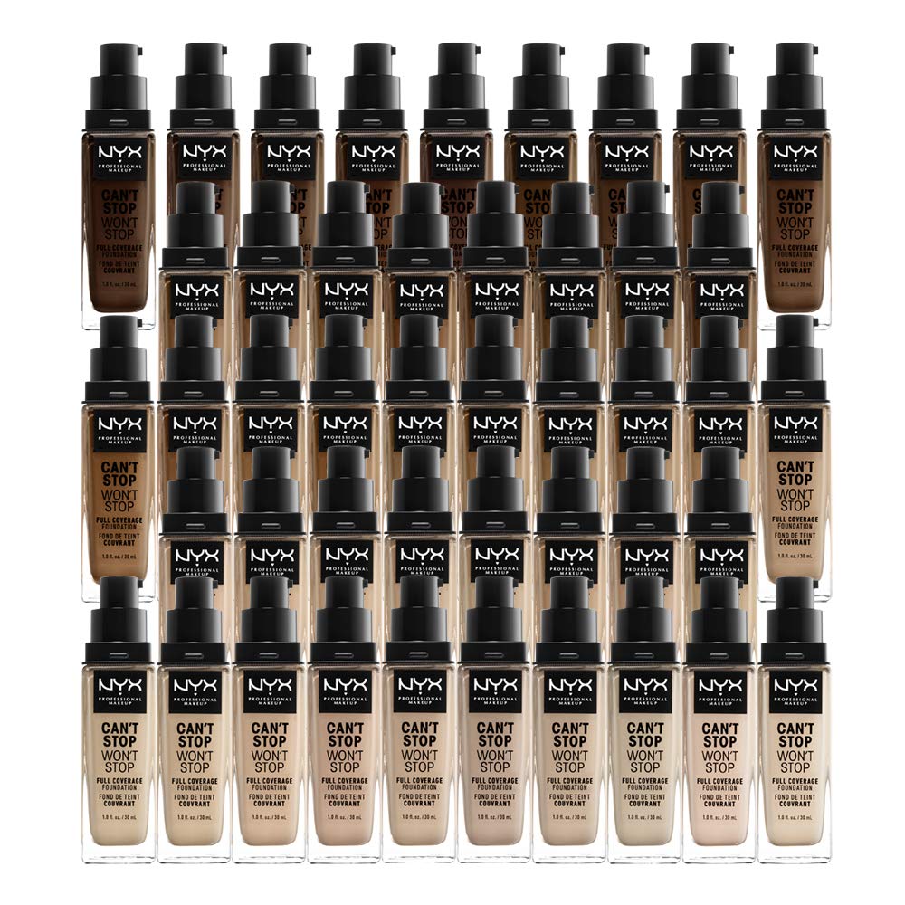 NYX PROFESSIONAL MAKEUP back label with ingredients and cruelty-free claim benefit