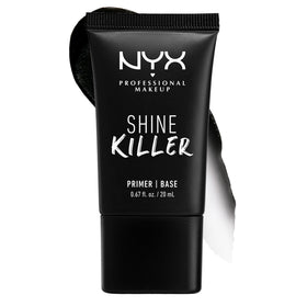 NYX PROFESSIONAL MAKEUP primer next to foundation showing improved base
