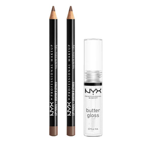 NYX PROFESSIONAL MAKEUP Slim Lip Pencil Espresso front view showing precise design and easy handling