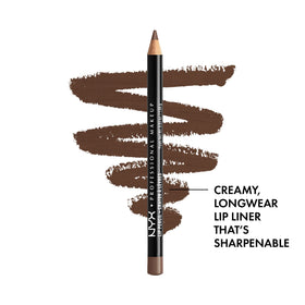 NYX PROFESSIONAL MAKEUP Slim Lip Pencil tip close-up highlighting precise point for defined lining