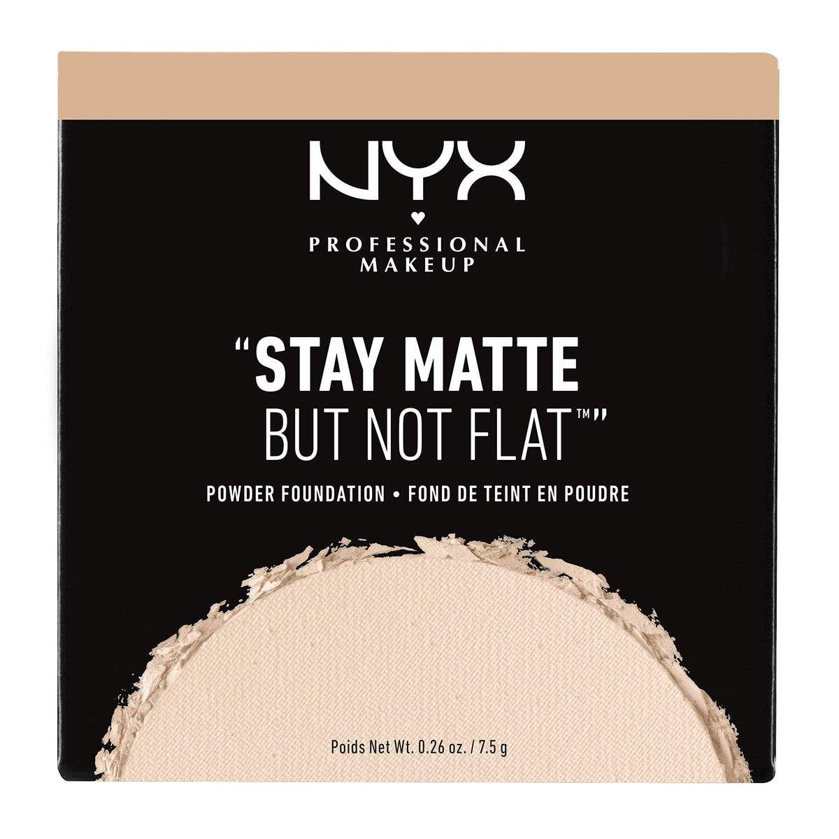 NYX PROFESSIONAL MAKEUP swatch on skin highlights Nude shade blending for natural coverage