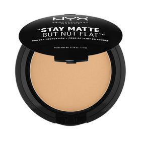 NYX PROFESSIONAL MAKEUP front packaging showing compact and product benefits