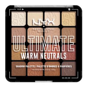 NYX PROFESSIONAL MAKEUP front packaging shows palette design and warmth
