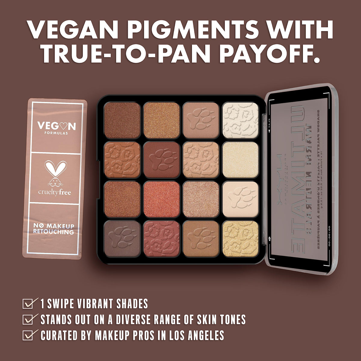 NYX PROFESSIONAL MAKEUP metallic shimmer detail adding high-impact glow