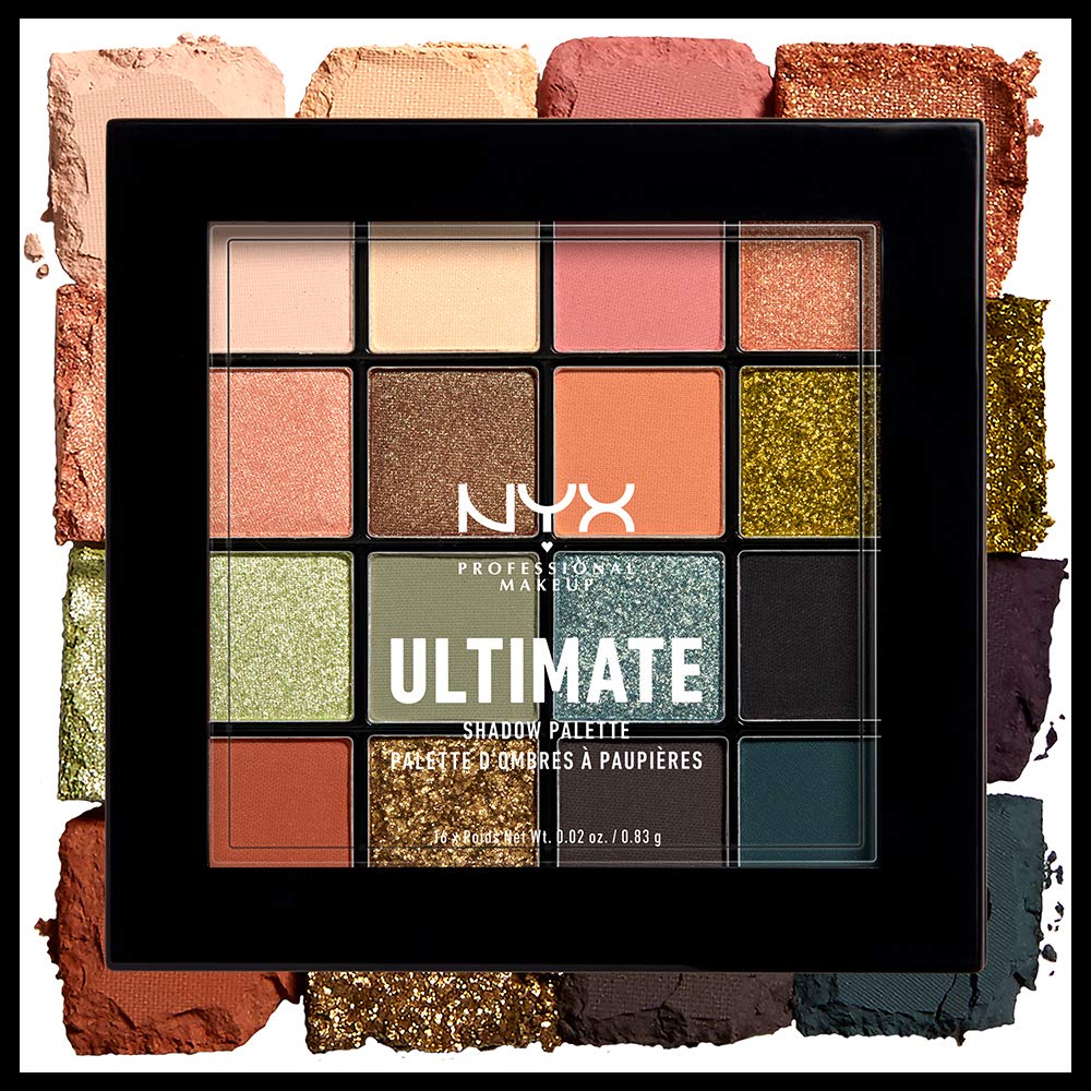 NYX PROFESSIONAL MAKEUP palette held in hand to show compact size and travel-friendly benefit