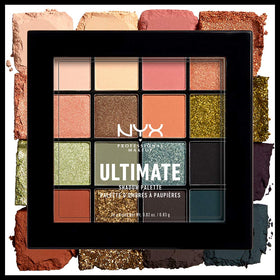 NYX PROFESSIONAL MAKEUP palette held in hand to show compact size and travel-friendly benefit