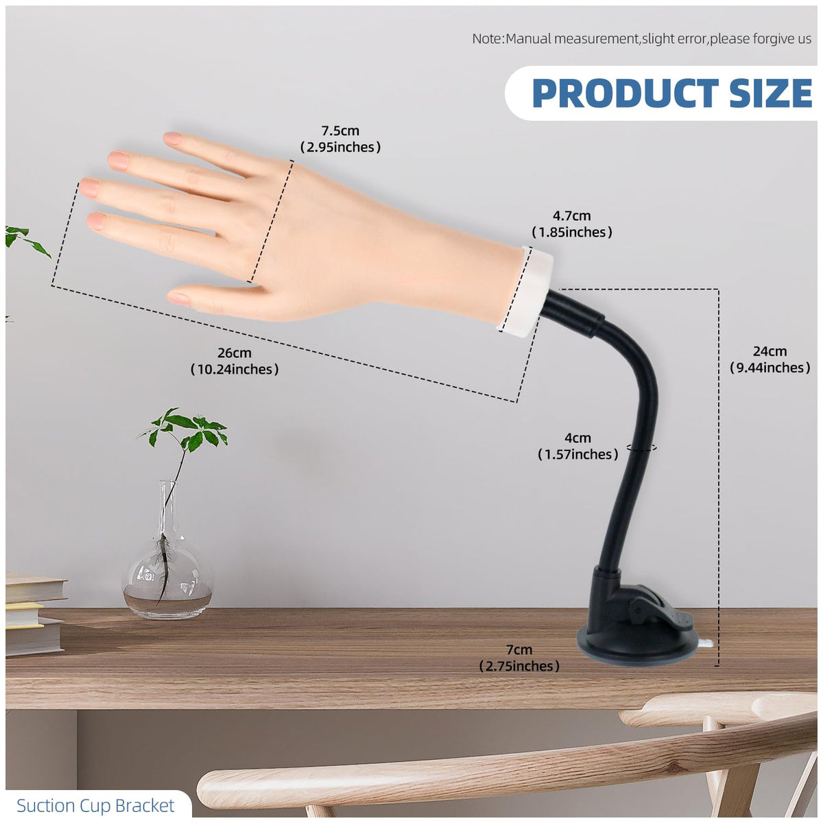 Nyxaphoralyn close-up of bendable finger joints for precise angle practice