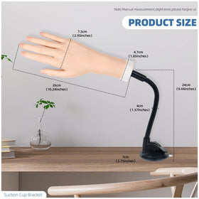 Nyxaphoralyn close-up of bendable finger joints for precise angle practice