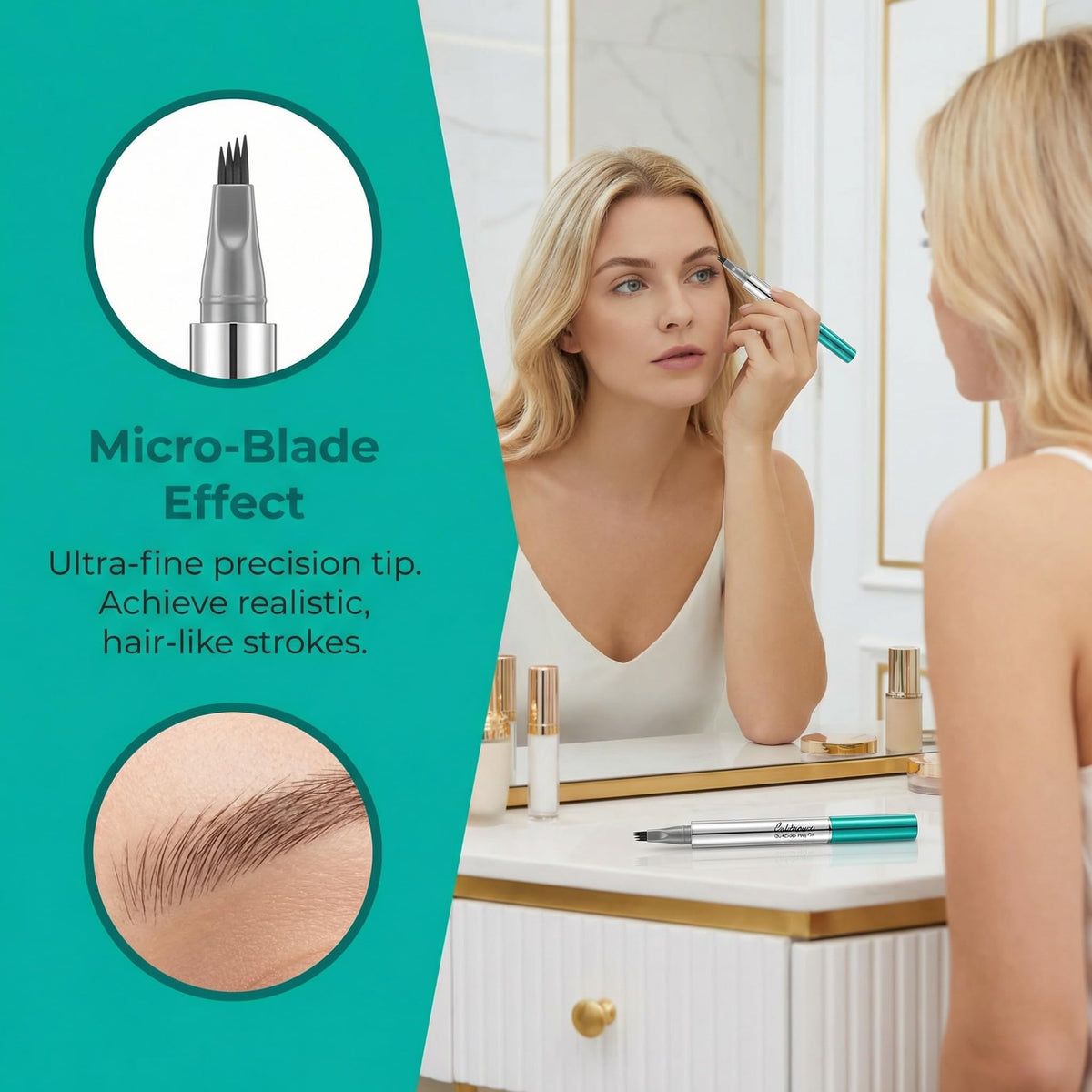 NyxaraJH close-up of angled 4-tip showing precise hair strokes benefit