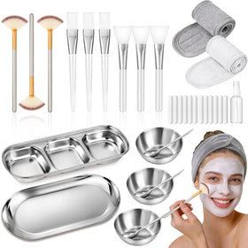 Nyxuso front view of kit showing all included tools for efficient facials