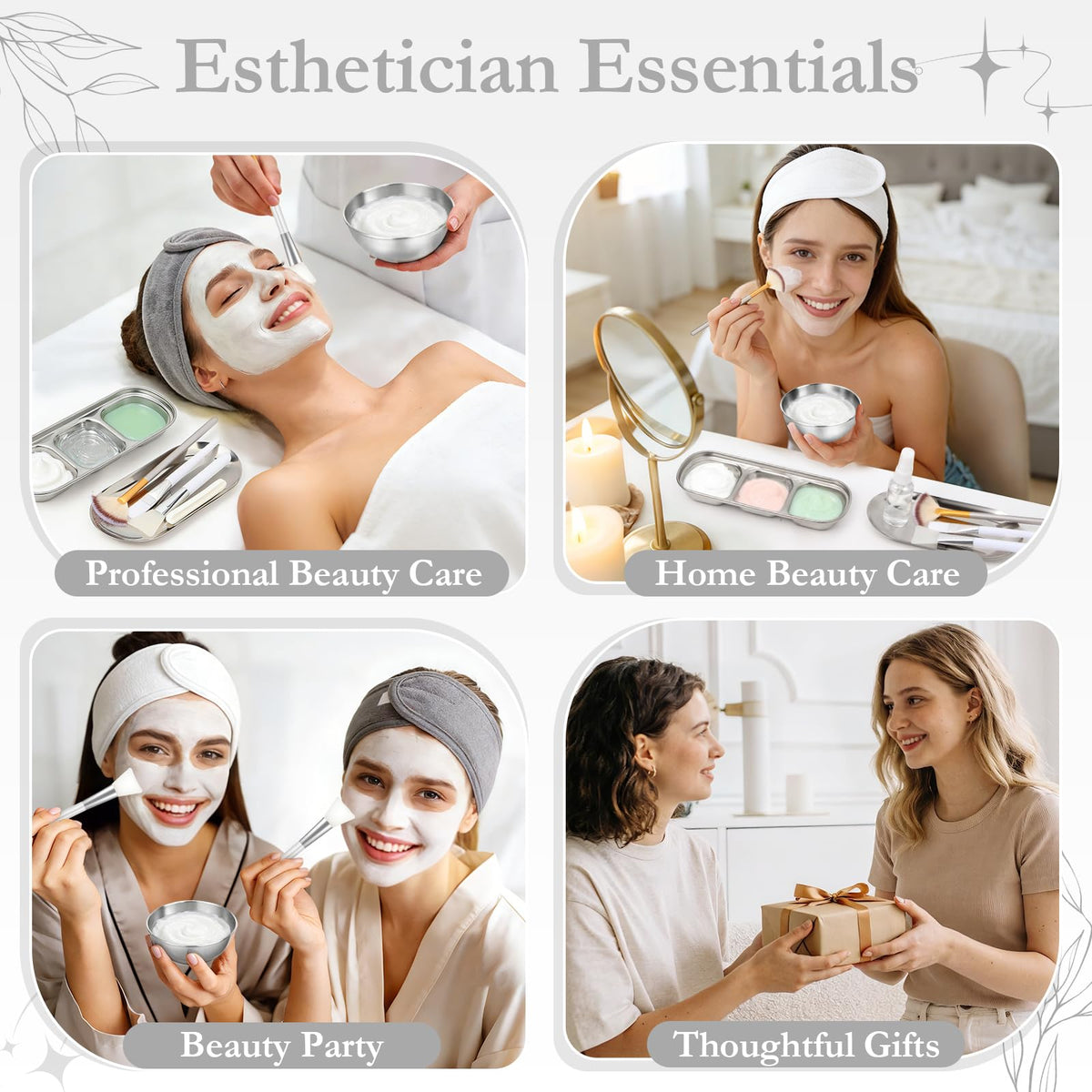 Nyxuso home spa setup with kit on countertop for professional-feel treatments