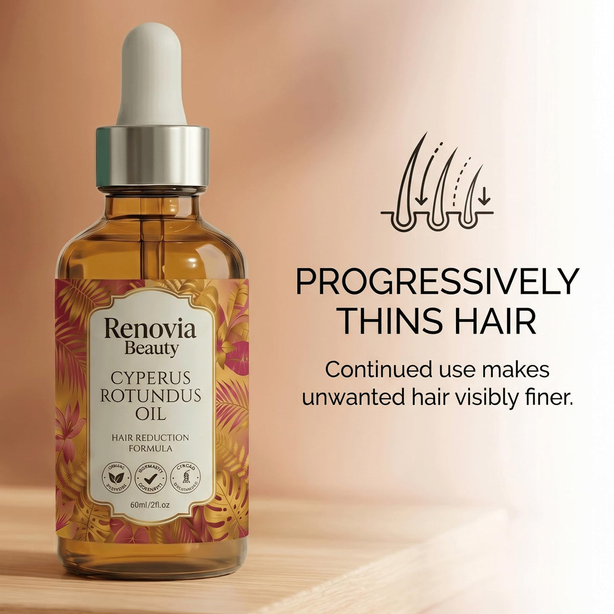 NYYQYYN Renovia applied to chin area showing targeted use and precision benefit