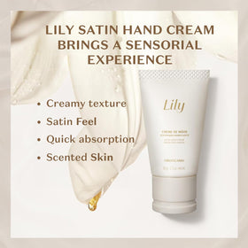 O BOTICARIO cream being smoothed on hand for instant softness benefit