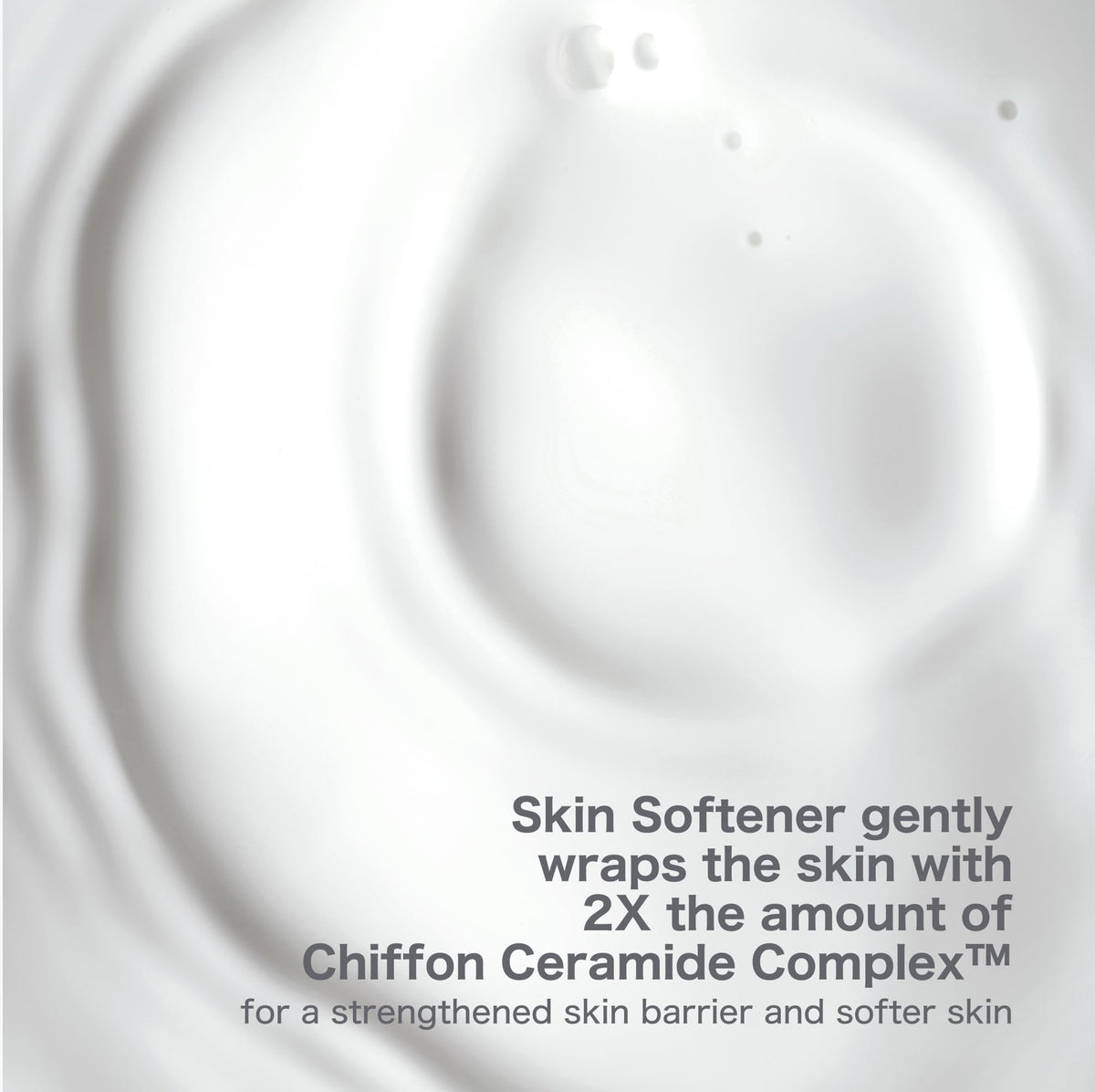 O HUI Emulsion texture on hand, lightweight finish that smooths skin